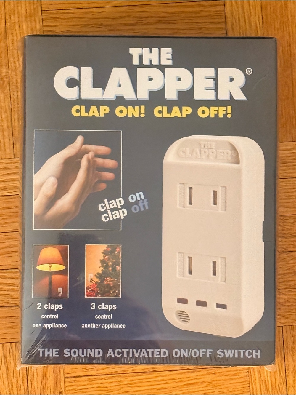 The Clapper Sound Activated On/Off Switch - White